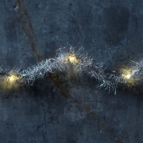 Primitives by Kathy - Lighted Tinsel Garland - Picture 3 of 3